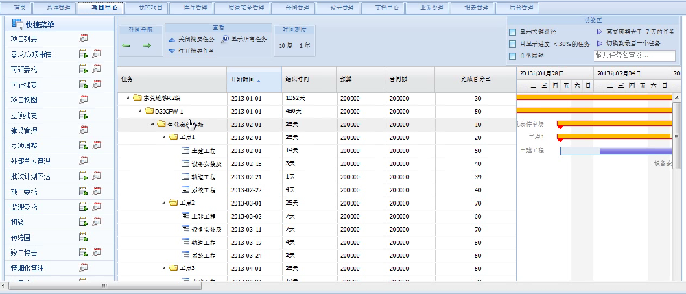 工程项目管理系统（施工类）